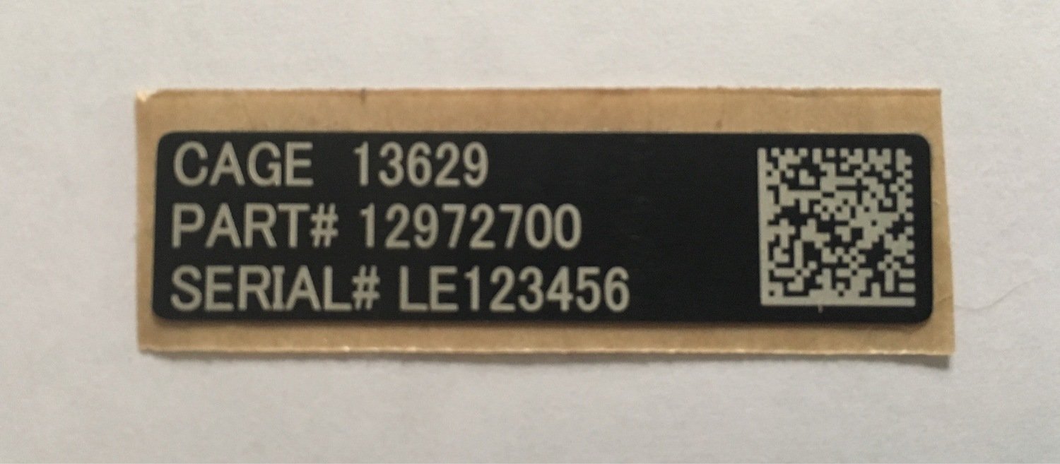 Custom UID tag for M4 Carbine & M16 1.75