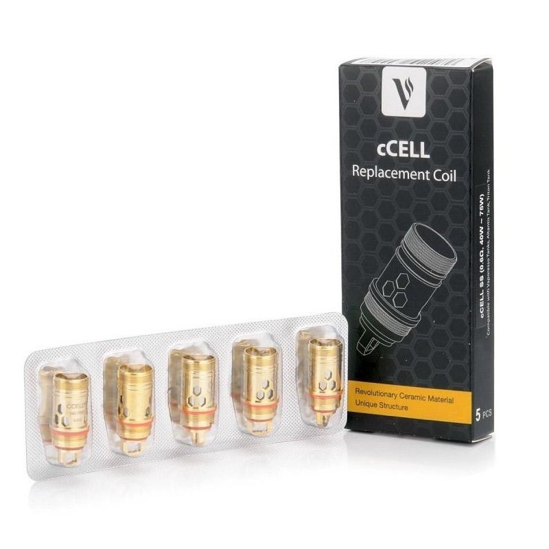 Vaporesso CCELL Gold Ceramic Replacement Coil 5 Pack