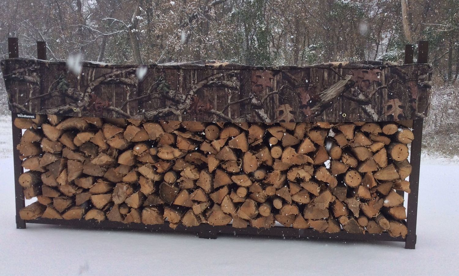 1 2 cord firewood rack