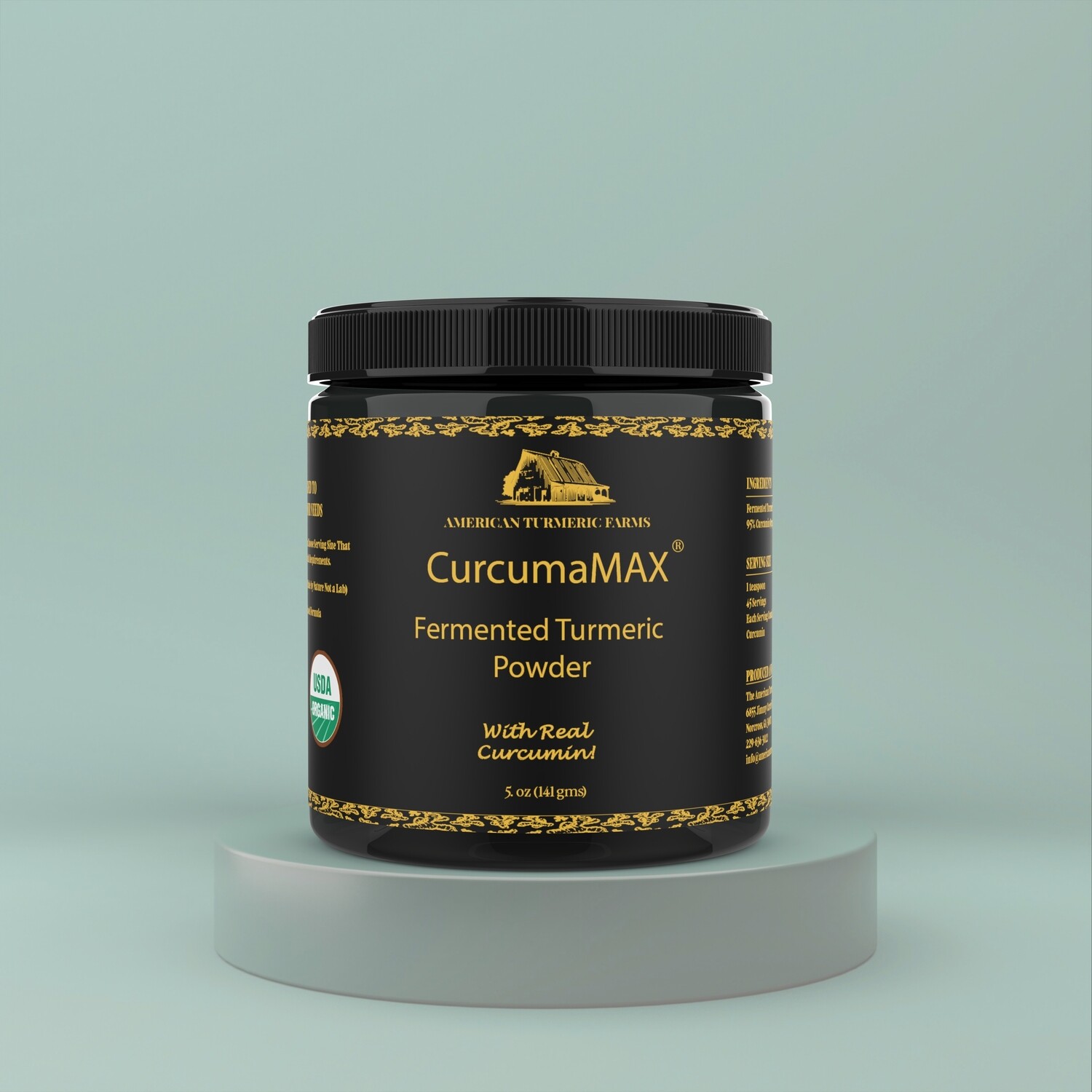 CurcumaMAX Fermented Turmeric Powder Enhanced with Natural Curcumin