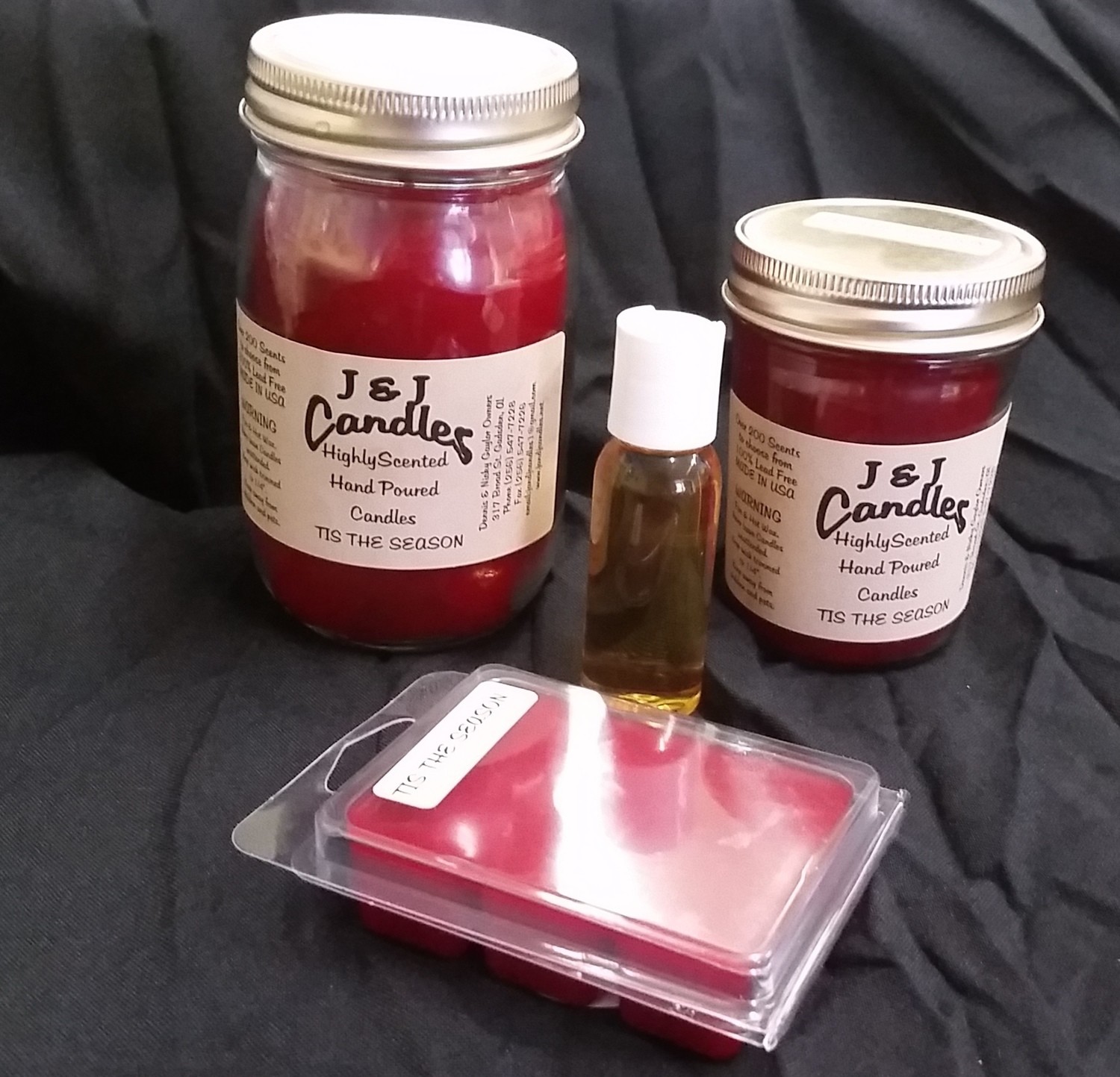 Tis the Season J and J Candles