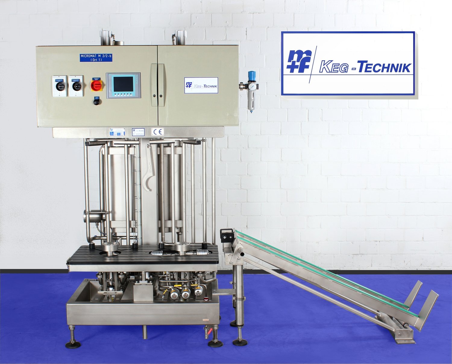 MICROMAT M 2/2B Internal KEG Cleaning & Filling Machine (Semi