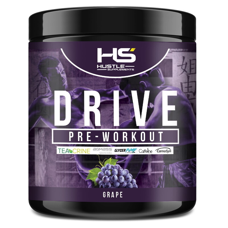 Hustle Supplements Drive Pre Workout Grape