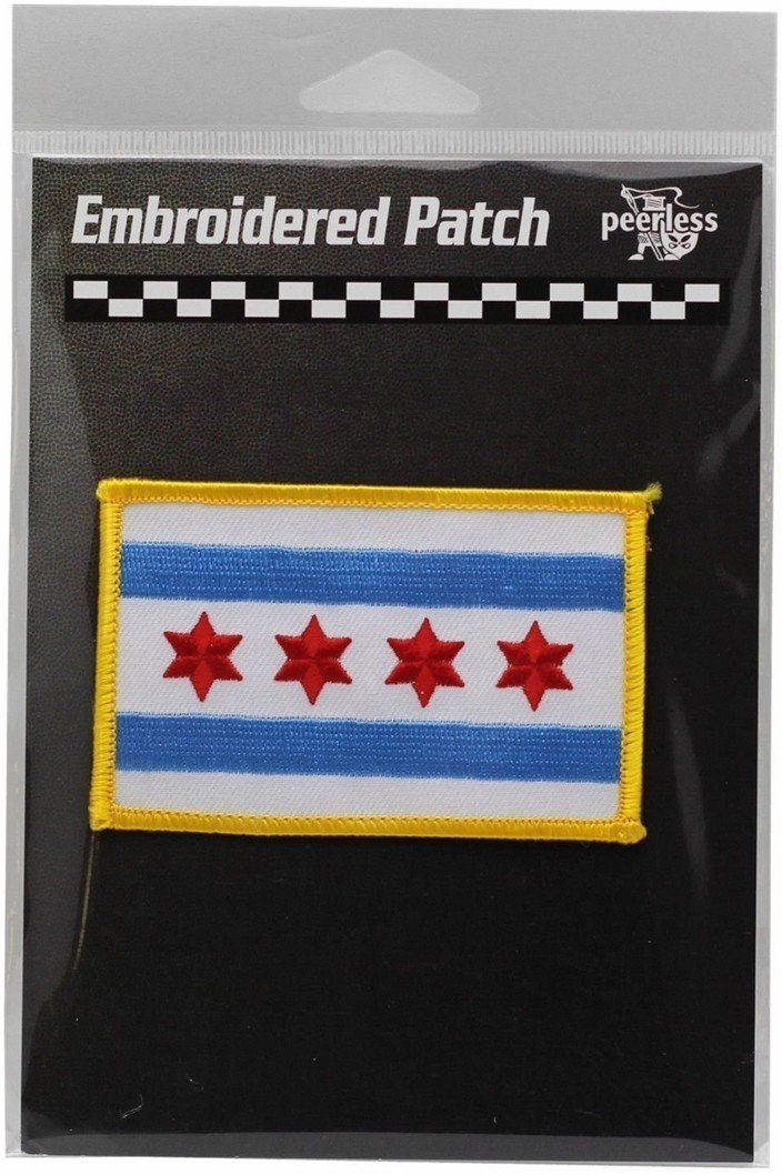 Chicago Flag Patch Full Color | Chicago Police Memorial Foundation