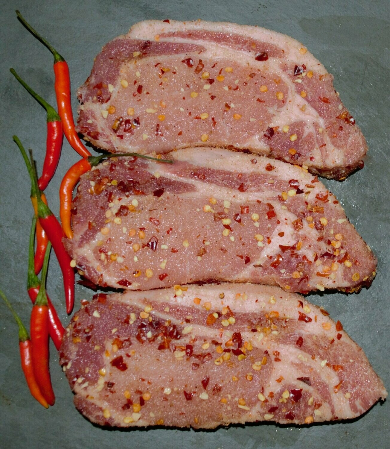 Salt 'n' Pepper Pork Loin Steaks