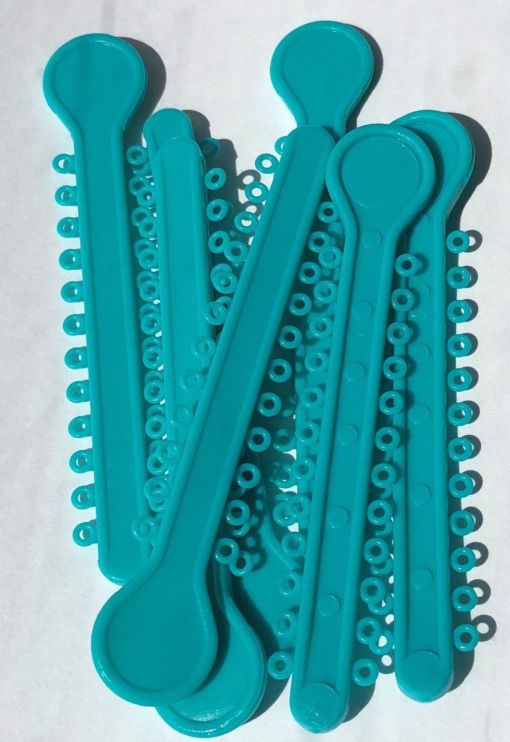 Teal Ligature Ties