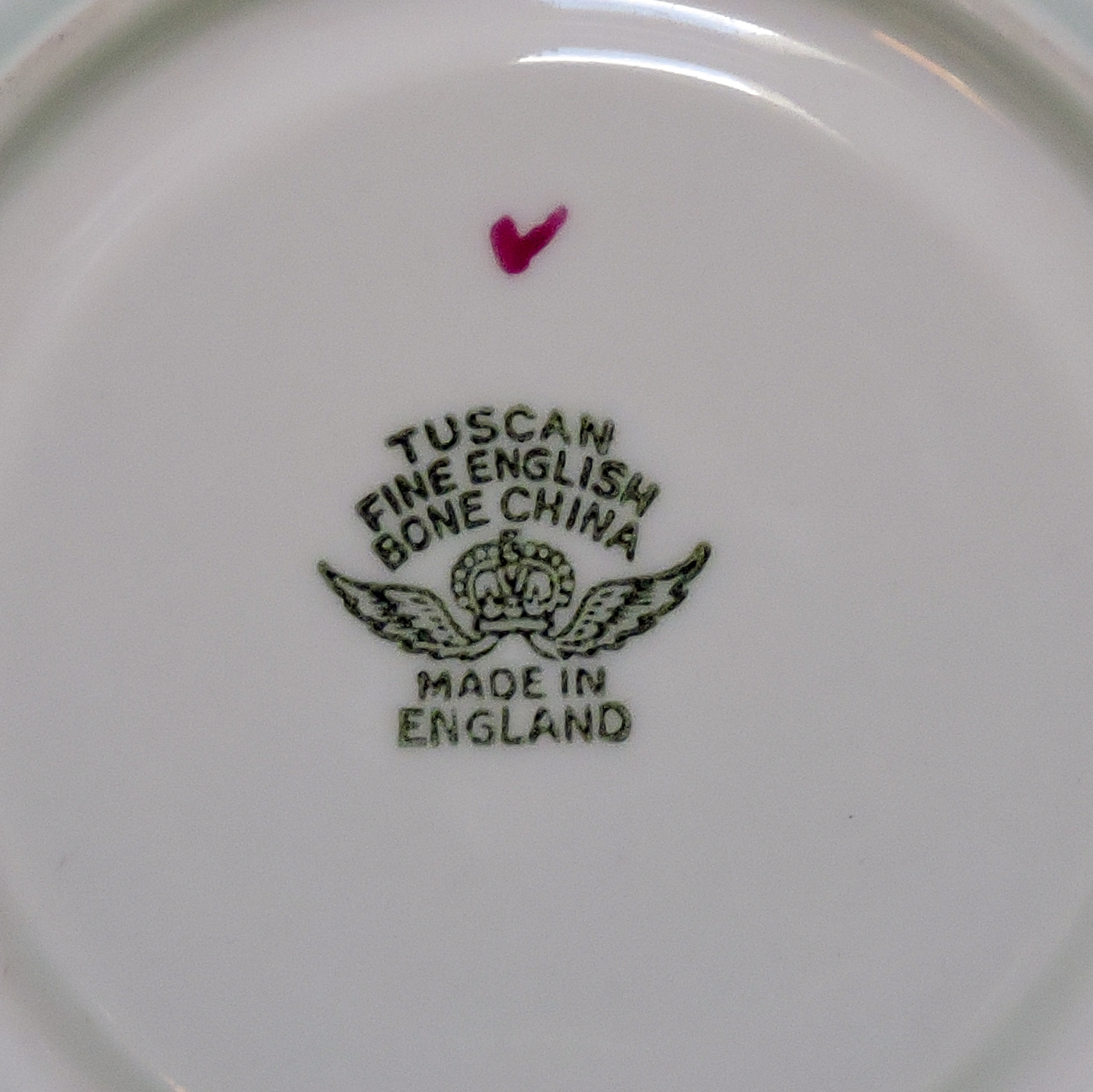 Vintage (1947+) Tuscan Fine English Bone China Footed Cup And Saucer