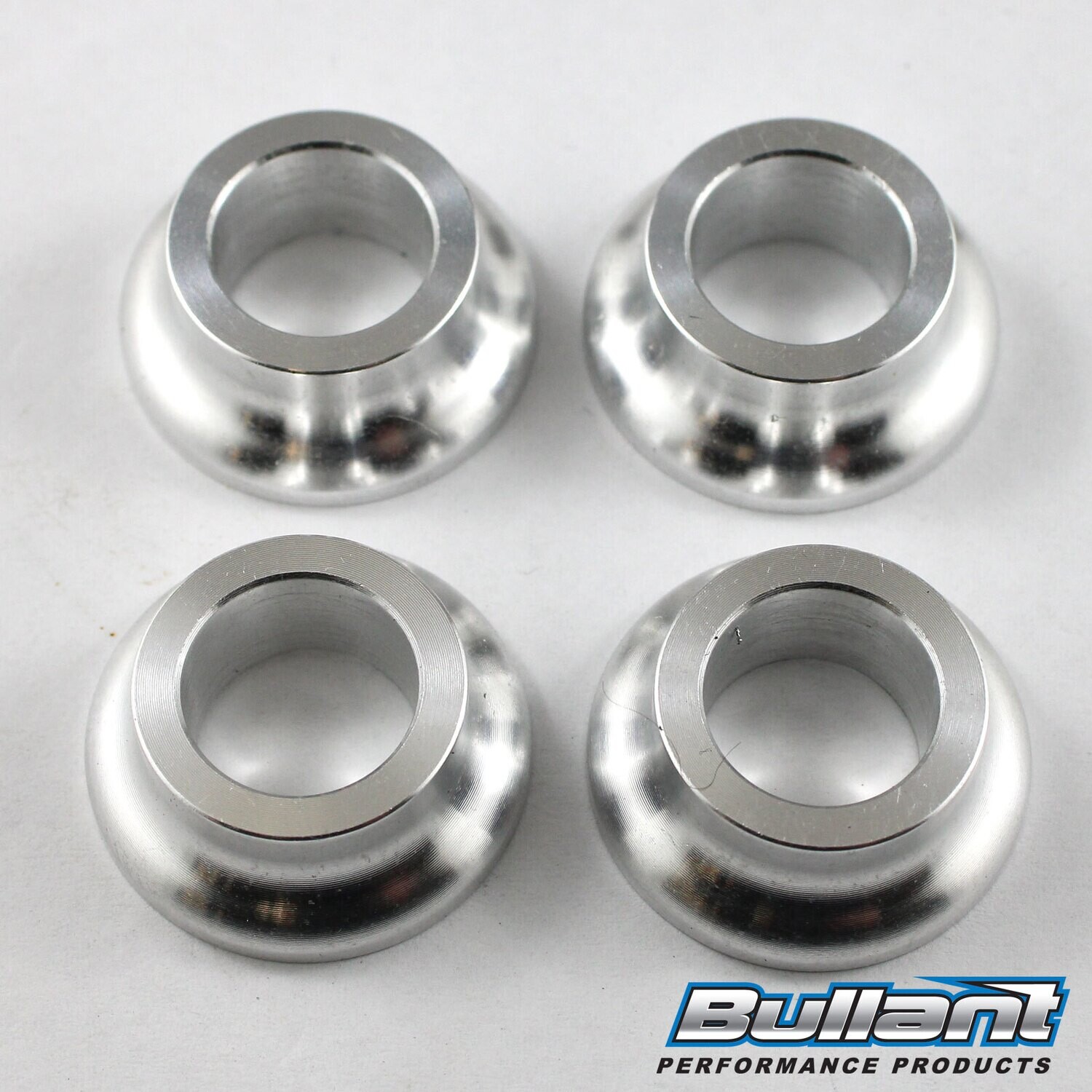 1/2" x 3/8" Tapered Spacers Aluminium 4 Pack Bullant Performance