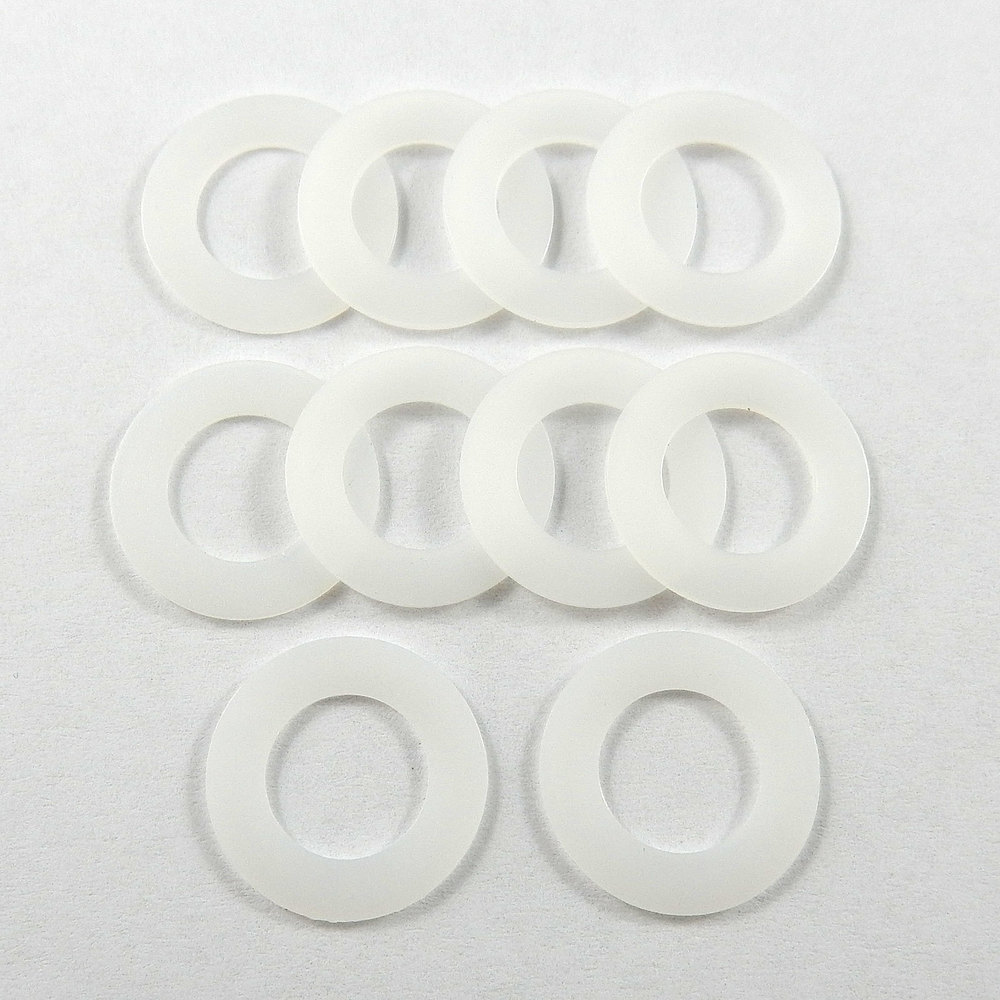 Nylon Washers for 3/8" Undercut Dzus 10 Pack Bullant Performance