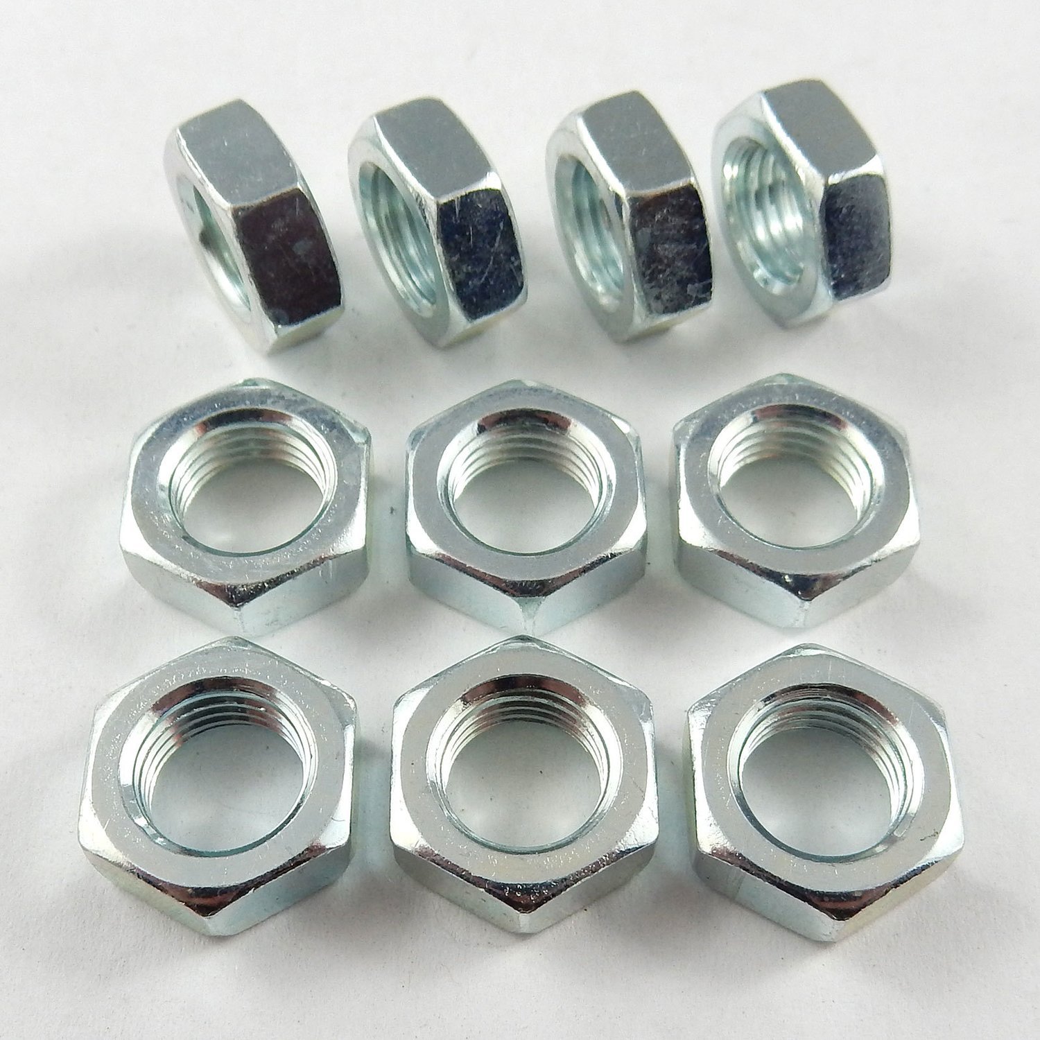 3/8" UNF Jam Nuts Steel 10 Pack Bullant Performance Products