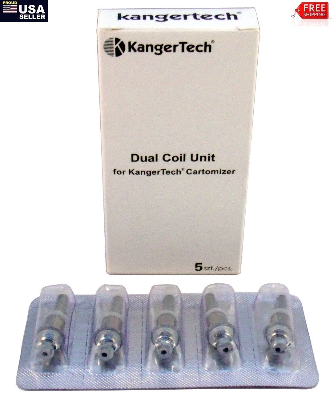 Kangertech Dual Coil Unit Protank 3 mini EVOD2 T3D Aerotank. 0.8, 1.0