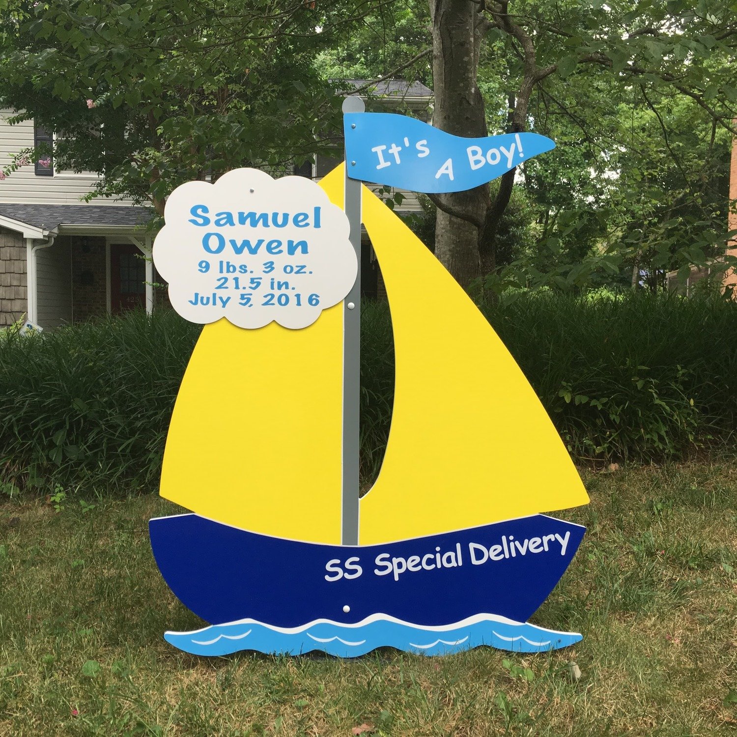 Sailboat Sign Complete