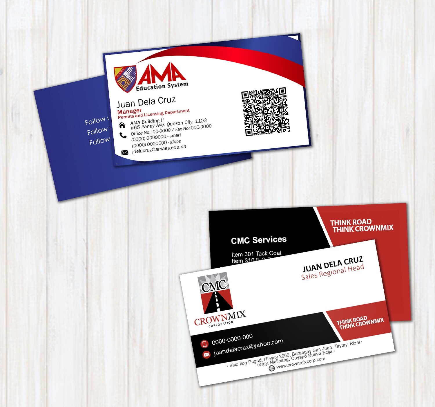 Calling Cards 2 Sided Print 
