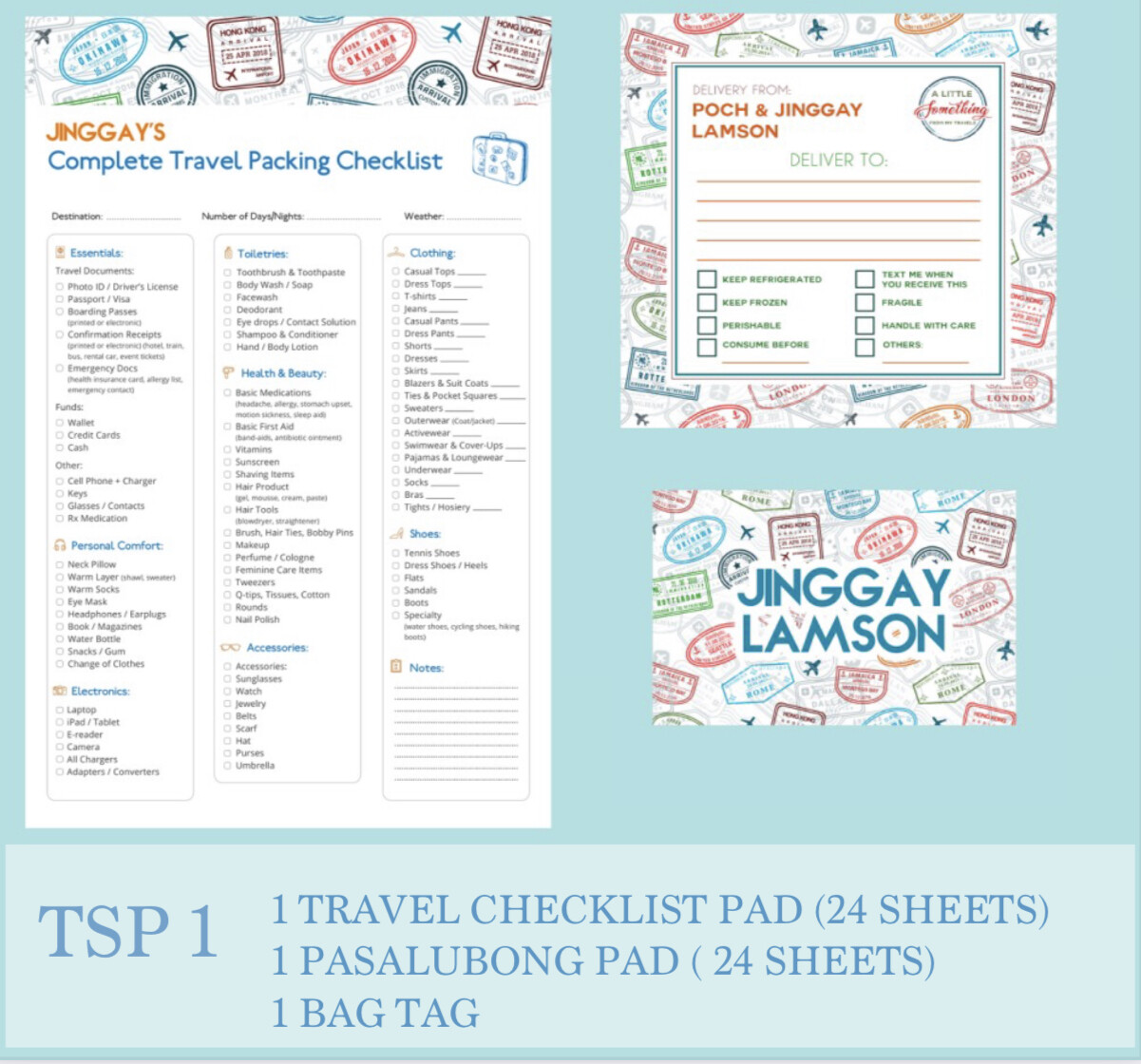 travel stationery kit