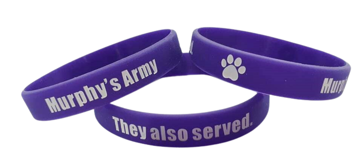 WB - Purple Poppy Wristband