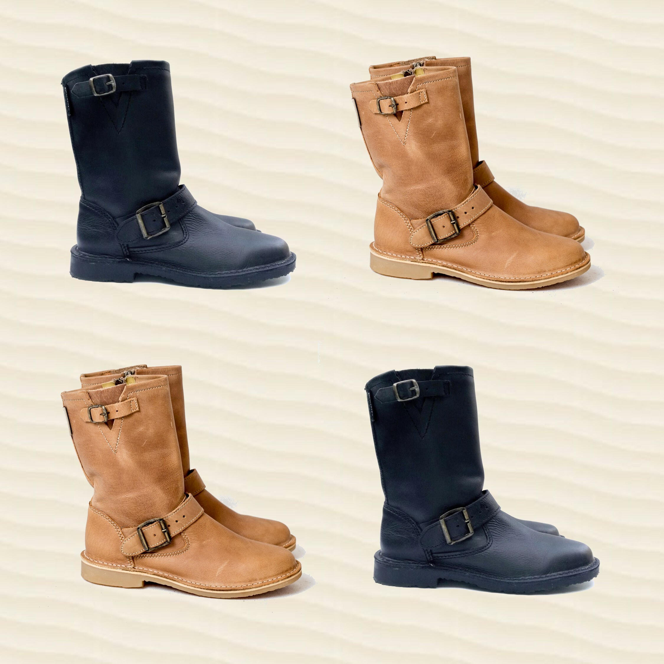 Claire Boots (natural fur, leather)