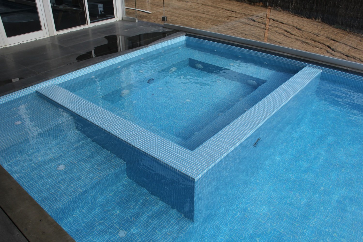 Bluestone Graphite Sawn Arris Edge Coping