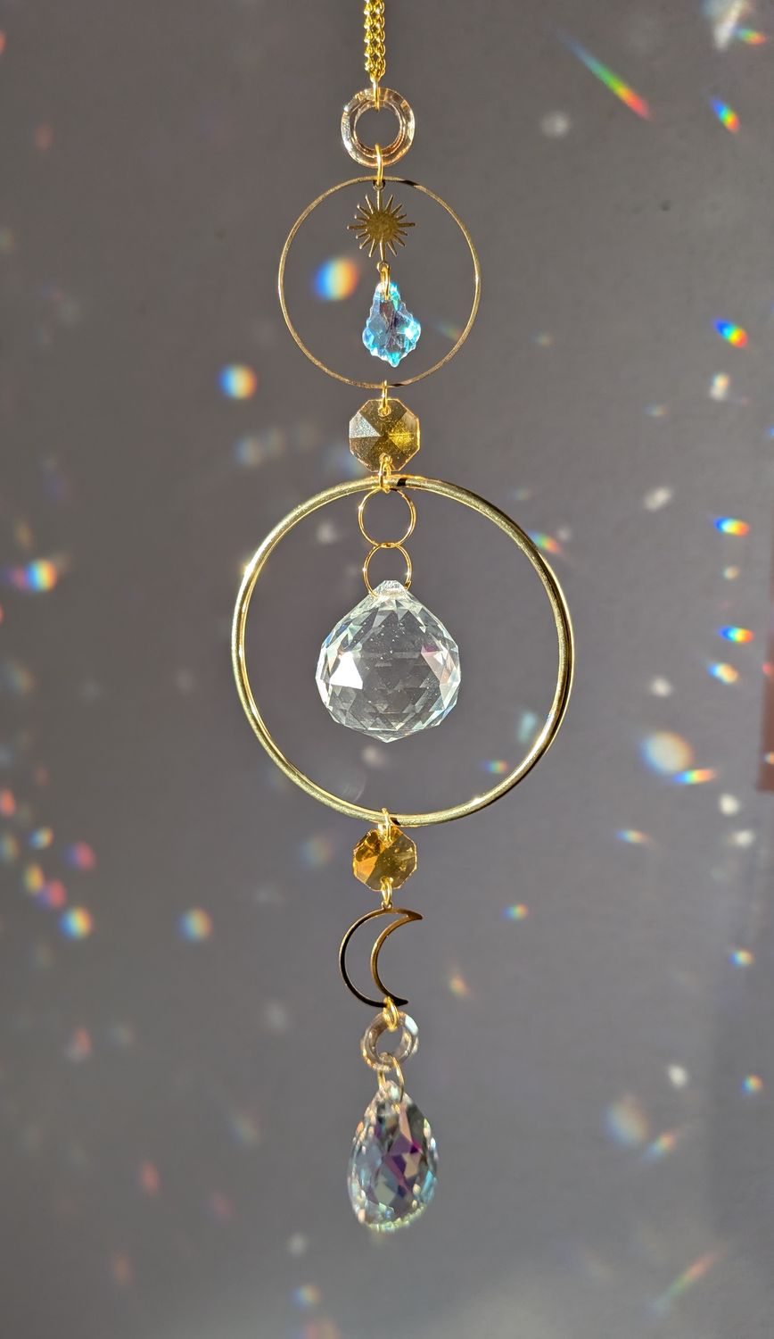 Soleil jaune &amp; grande sphère