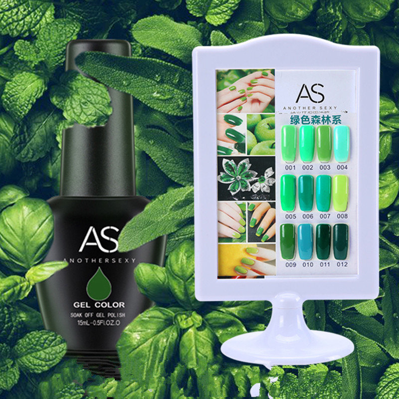 AS Gel Polish 15ml Green Series