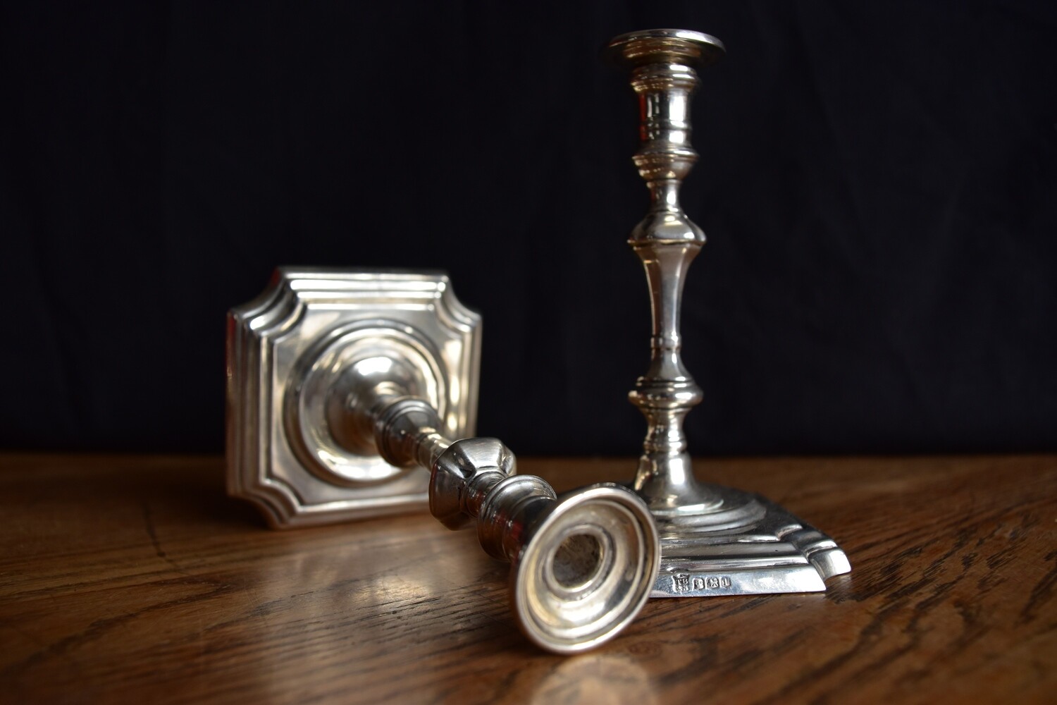 Pair of Silver Candlesticks 1926