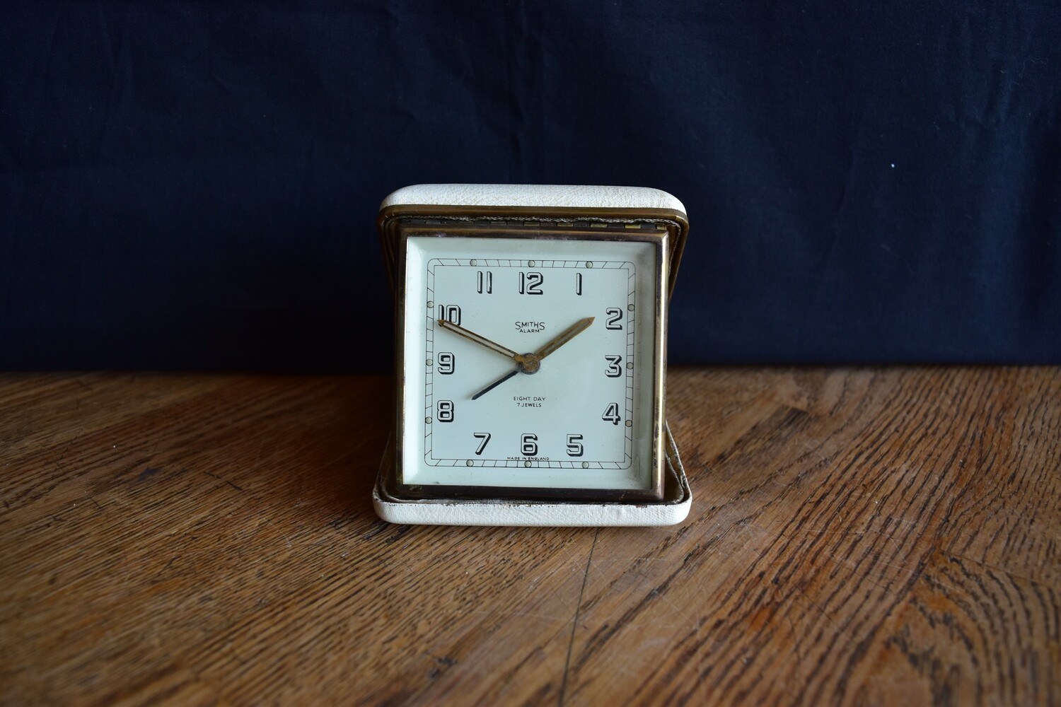 Vintage Smiths 8 Day Alarm Travel Clock