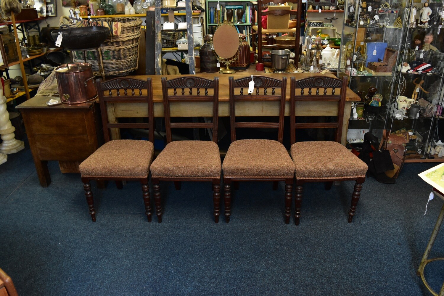 Set x4 Edwardian Dining Chairs