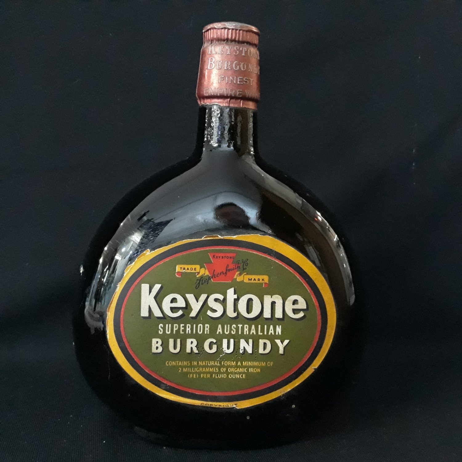 Keystone Superior Australian Burgundy Empire Wine Bottle