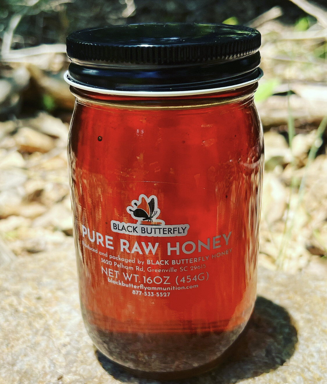 Black Butterfly Honey, Pure Raw Spring South Carolina Wild Flower Honey