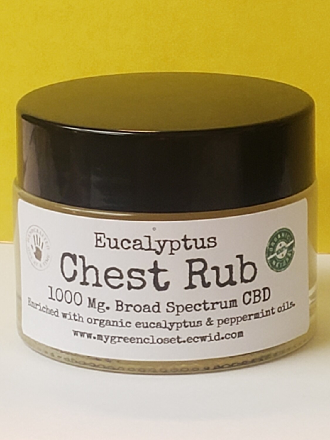 Eucalyptus Chest Rub 1000 Mg. Broad Spectrum CBD