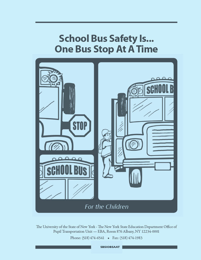 2020 NYS School Bus Safety Is...One Bus Stop At A Time Store Pupil