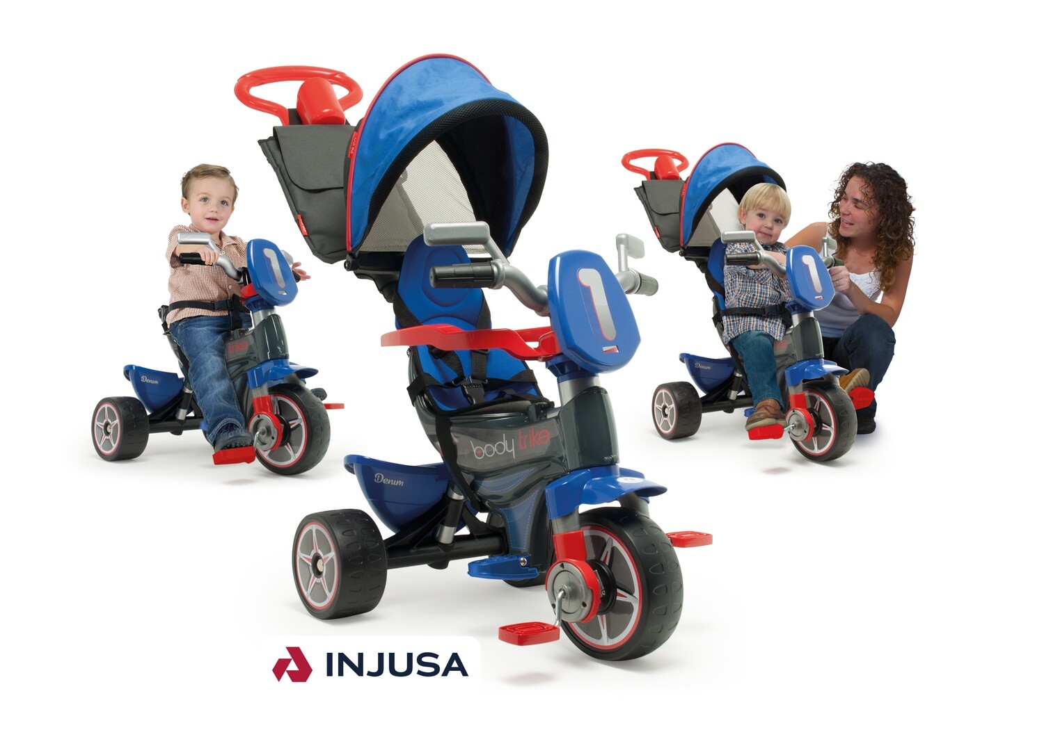 INJUSA Body Max Tricycle for Kids / Babies with Padel Control of Direction (Ideal Age 10 Month