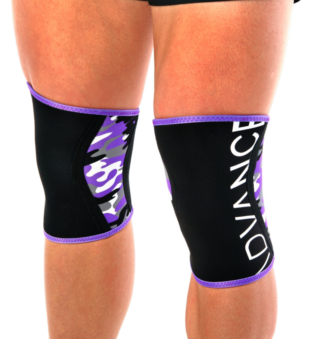 KNEE SLEEVE PAIR CAMO PURPLE