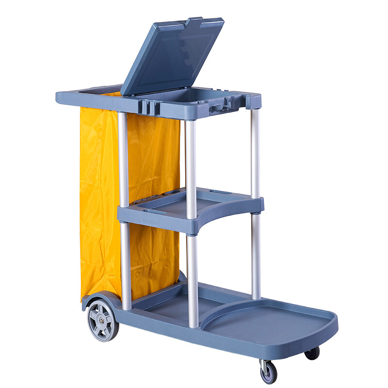 thumbnail image 2 of 2-Pack Janitorial Cleaning Cart Bags - 24 Gallon Zippered Front Housekeeping Bags 2 of 10
