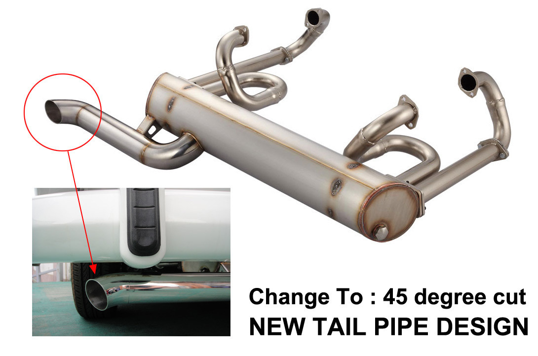 38MM HEADER & STANDARD TAIL PIPE MUFFLER FOR SPLIT BUS