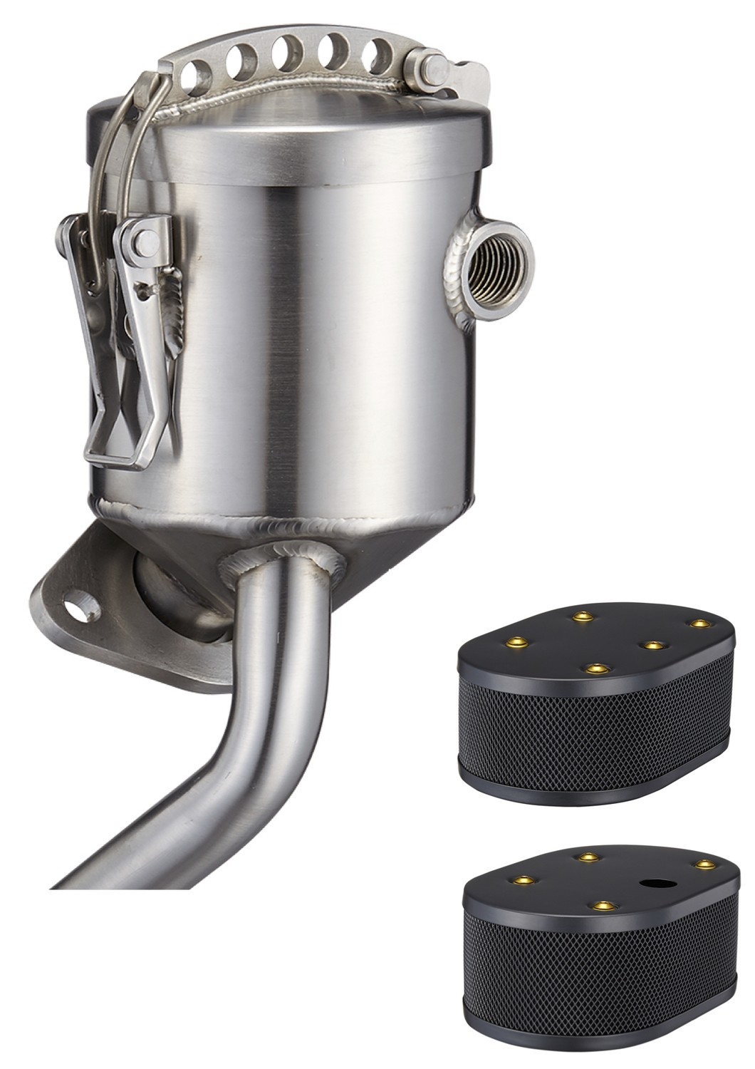 PRO SPORTS OIL FILLER ONE AIR VENT WITH BLACK TWIN WEBER IDF AIR FILTER