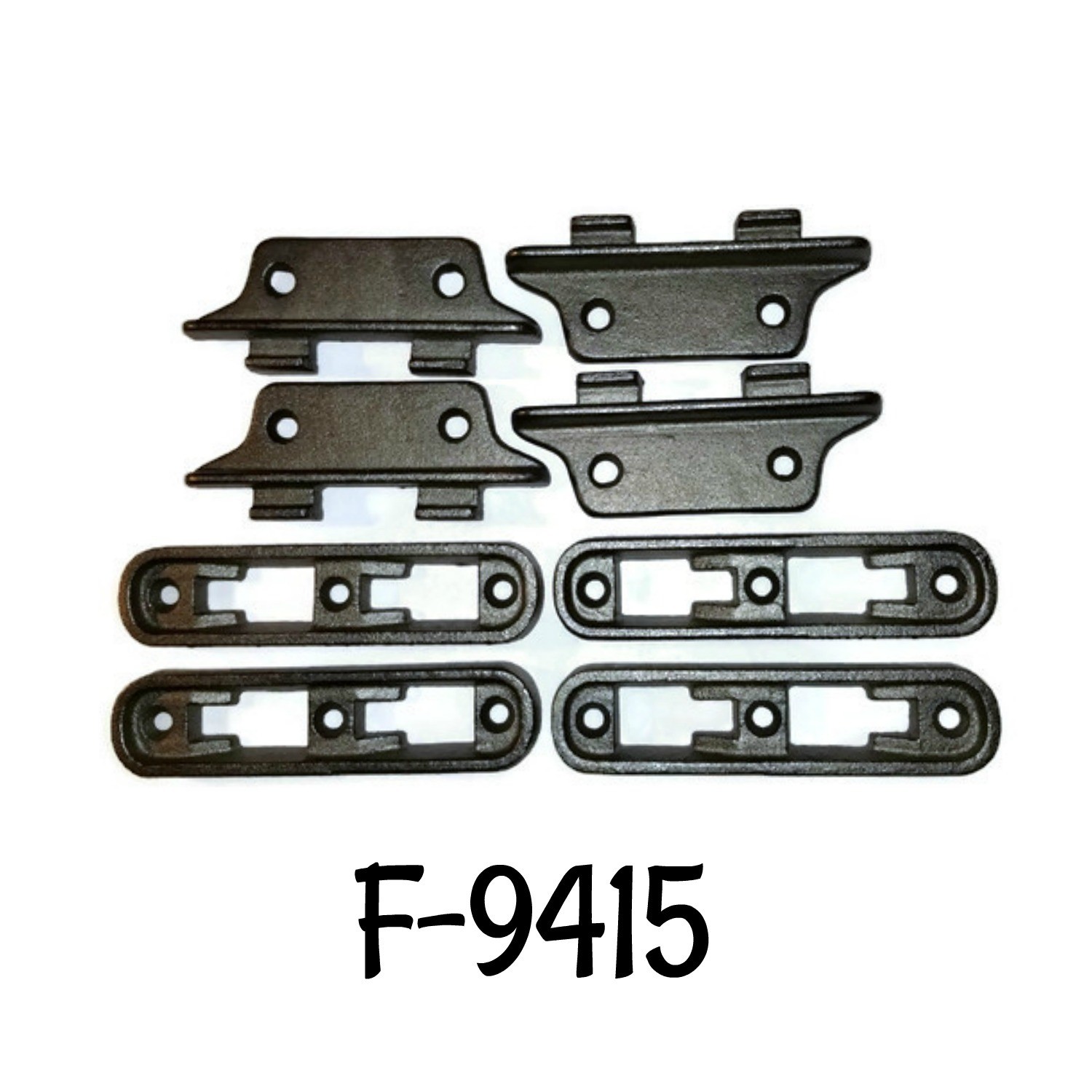 Cast Iron Bed rail Fasteners vintage, antique frame hook anchor