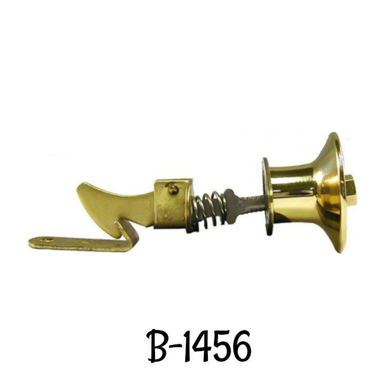 Small Cast Brass PUSH BUTTON Latch Knob Annie's Home Store