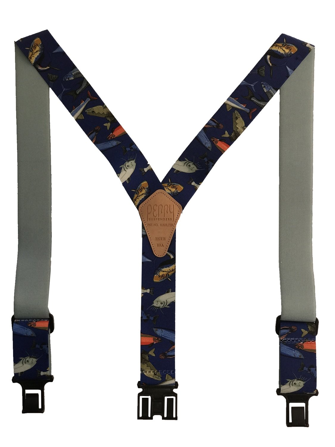 Novelty Perry Suspenders™ Mixed Fish