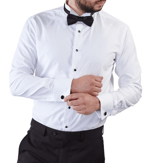 White tuxedo Shirt, Free Shipping