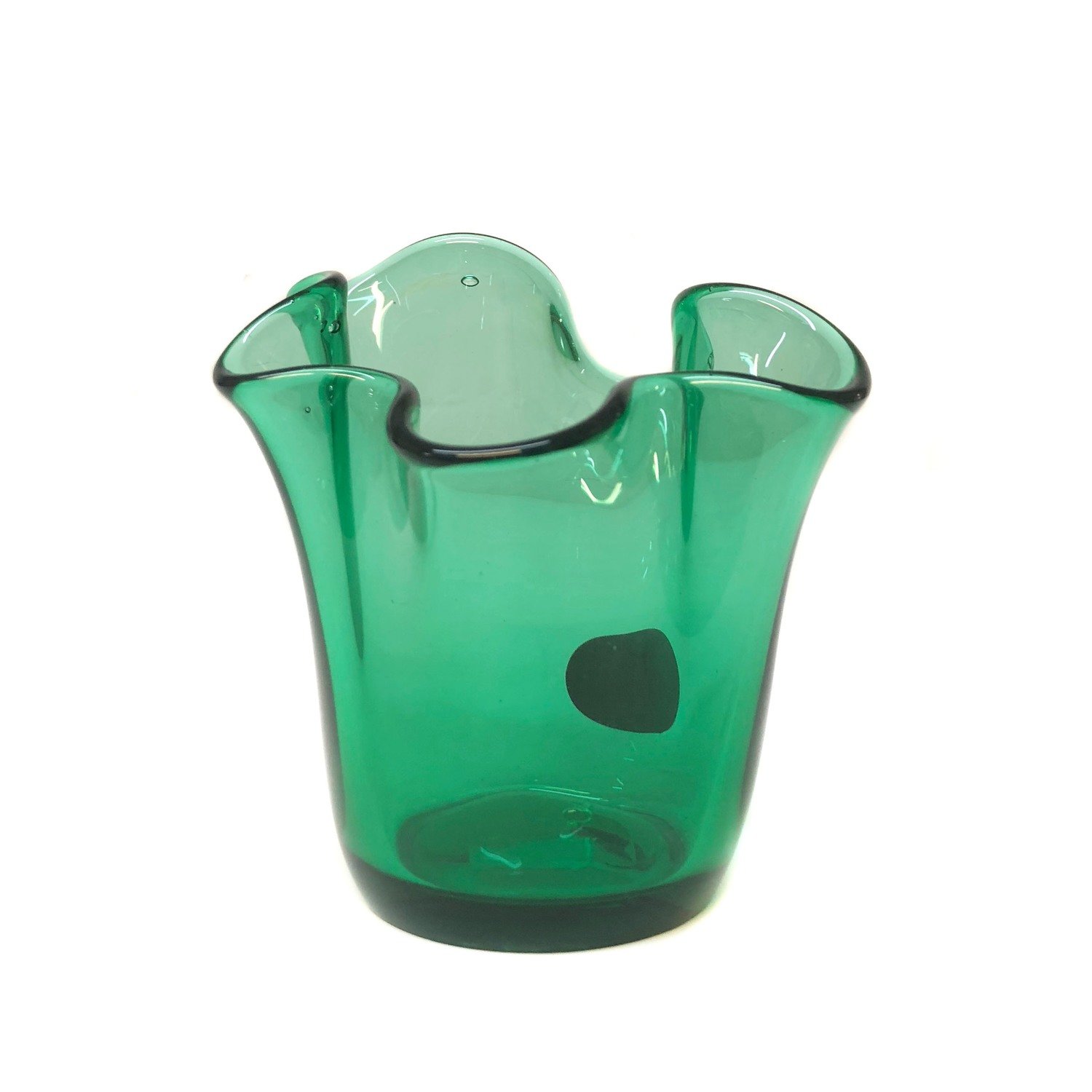 Small Pulled Glass Vase by Krosno