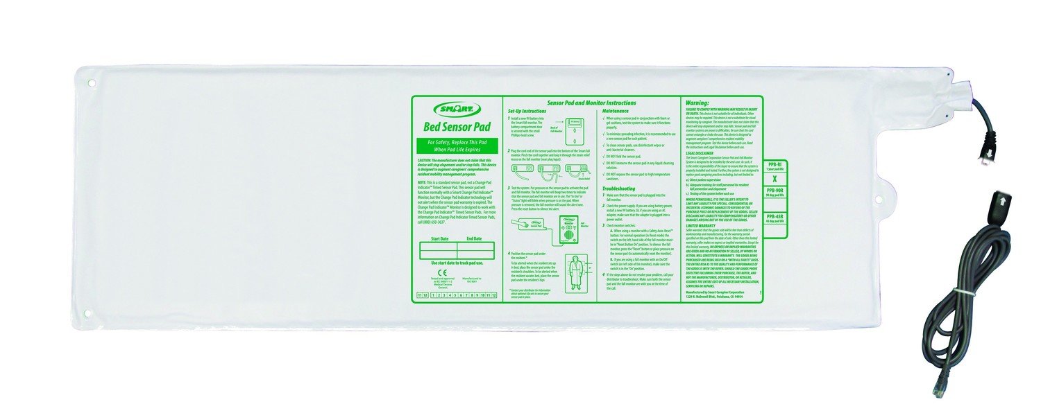 Corded Bed Sensor Pad 10" X 20"