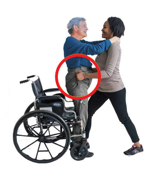 Transfer Wheelchair Pants Fleece