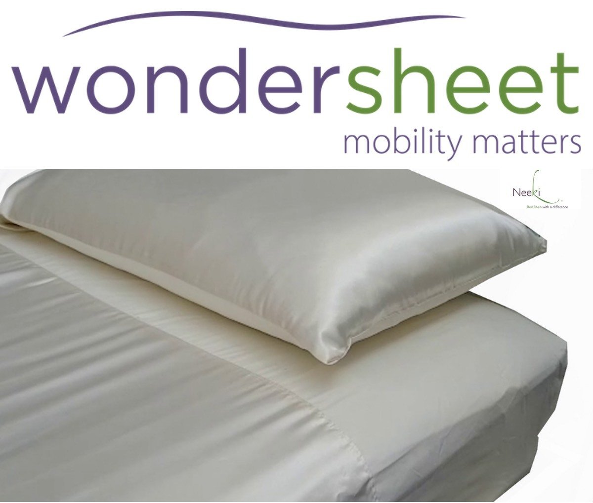 Wonder Sheet & Pillow Case. Easily turn in bed