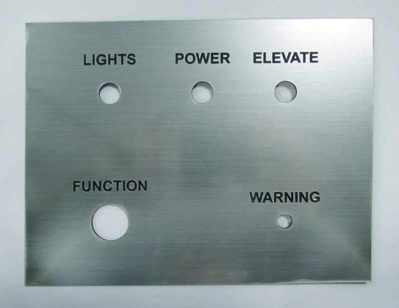 300 of 3mm engraved laminate 75 x 50mm labels (€2.66 each)