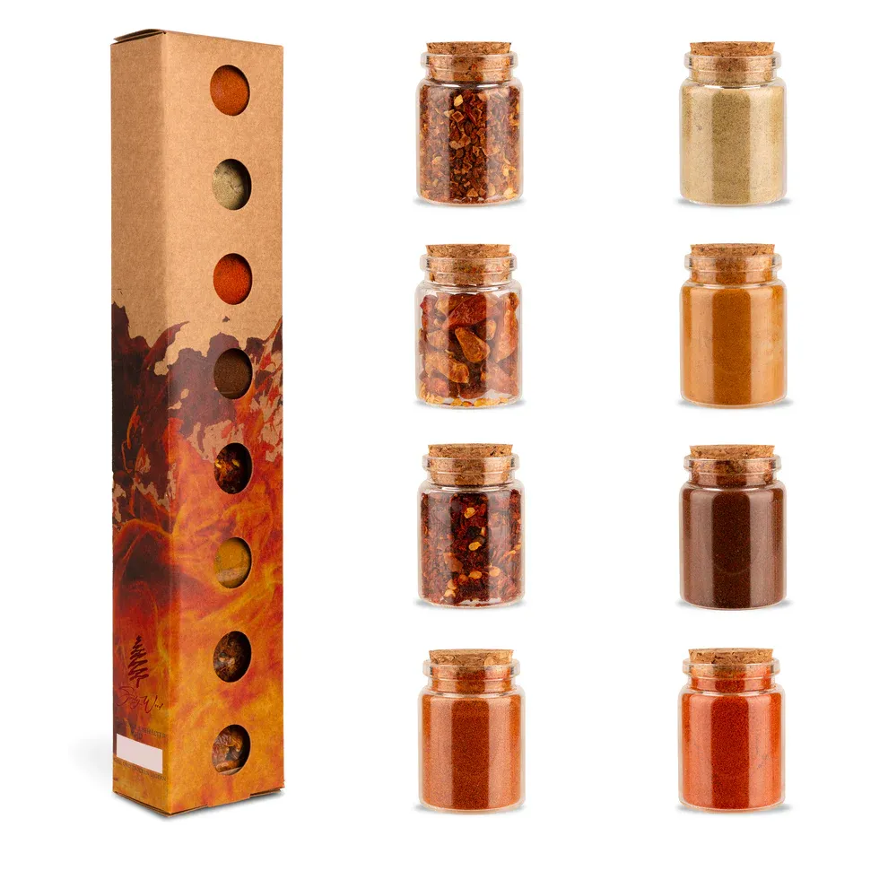 CHILI GEWÜRZ GESCHENK SET 8 Teilig