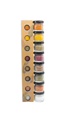 GOURMET SALZ GESCHENK SET 8 GLÄSER