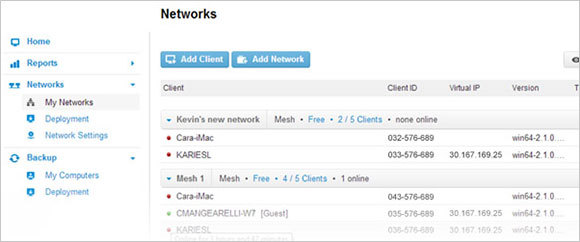 Create and Manage virtual networks as you need them