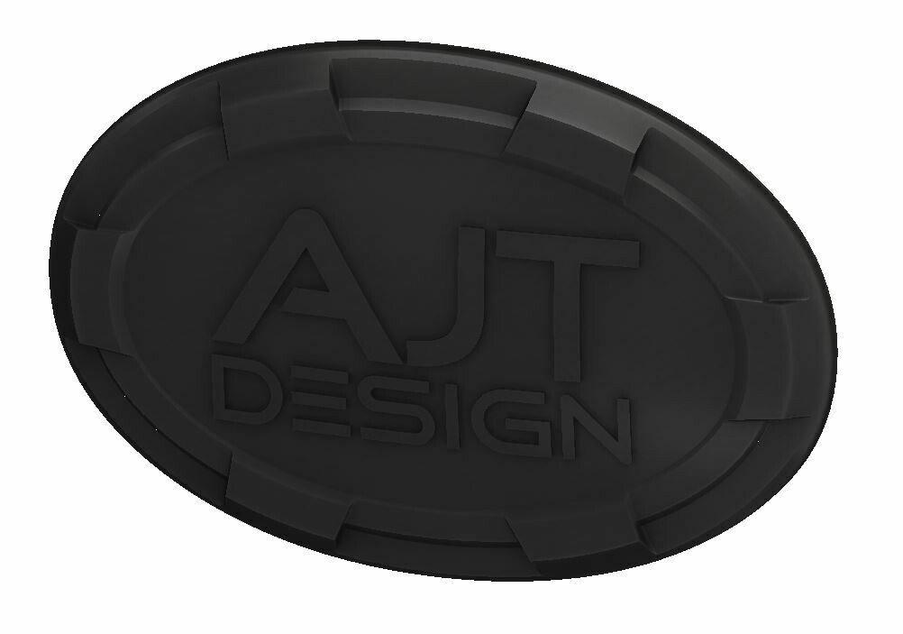 Steering Wheel Emblem Overlay (Select Toyota Models) BLACK AJT DESIGN