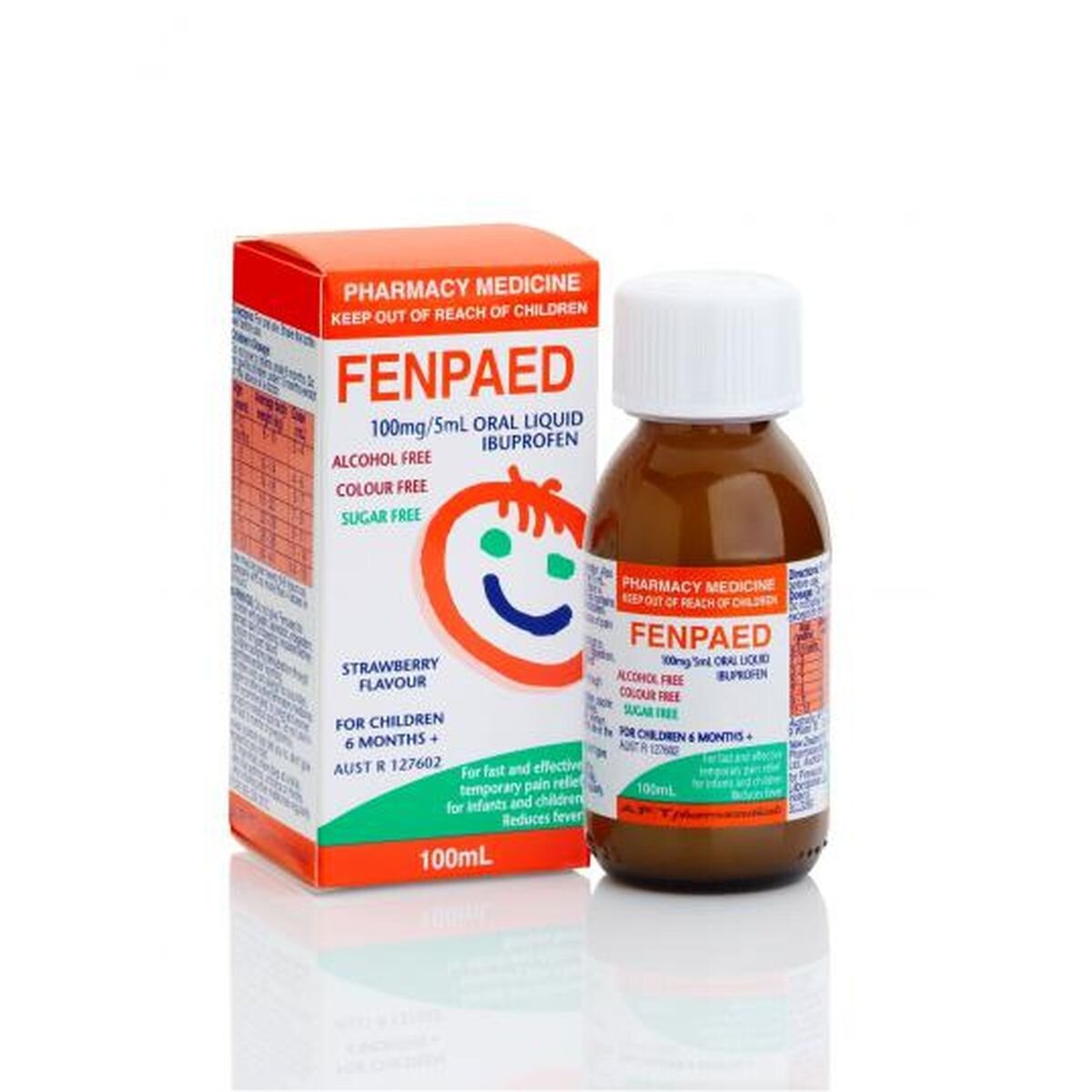 FENPAED IBUPROFEN LIQUID 100ML LIQ SUSP 100MG/5ML Medicines