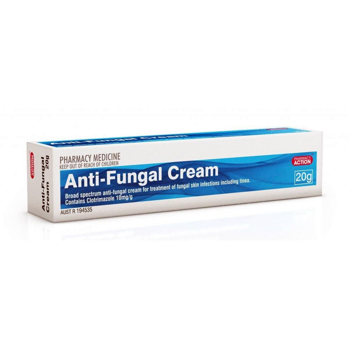 PHARMACY ACTION ANTIFUNGAL CREAM20G CREAM 20G Personal Care Foot Care